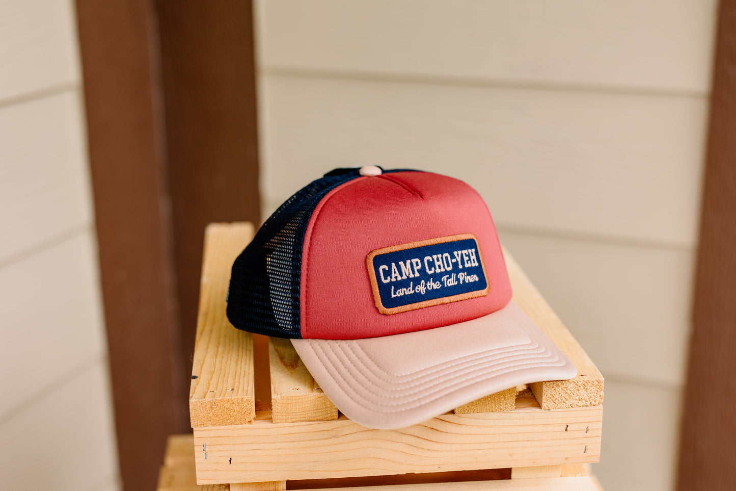 Land of the tall pines trucker hat