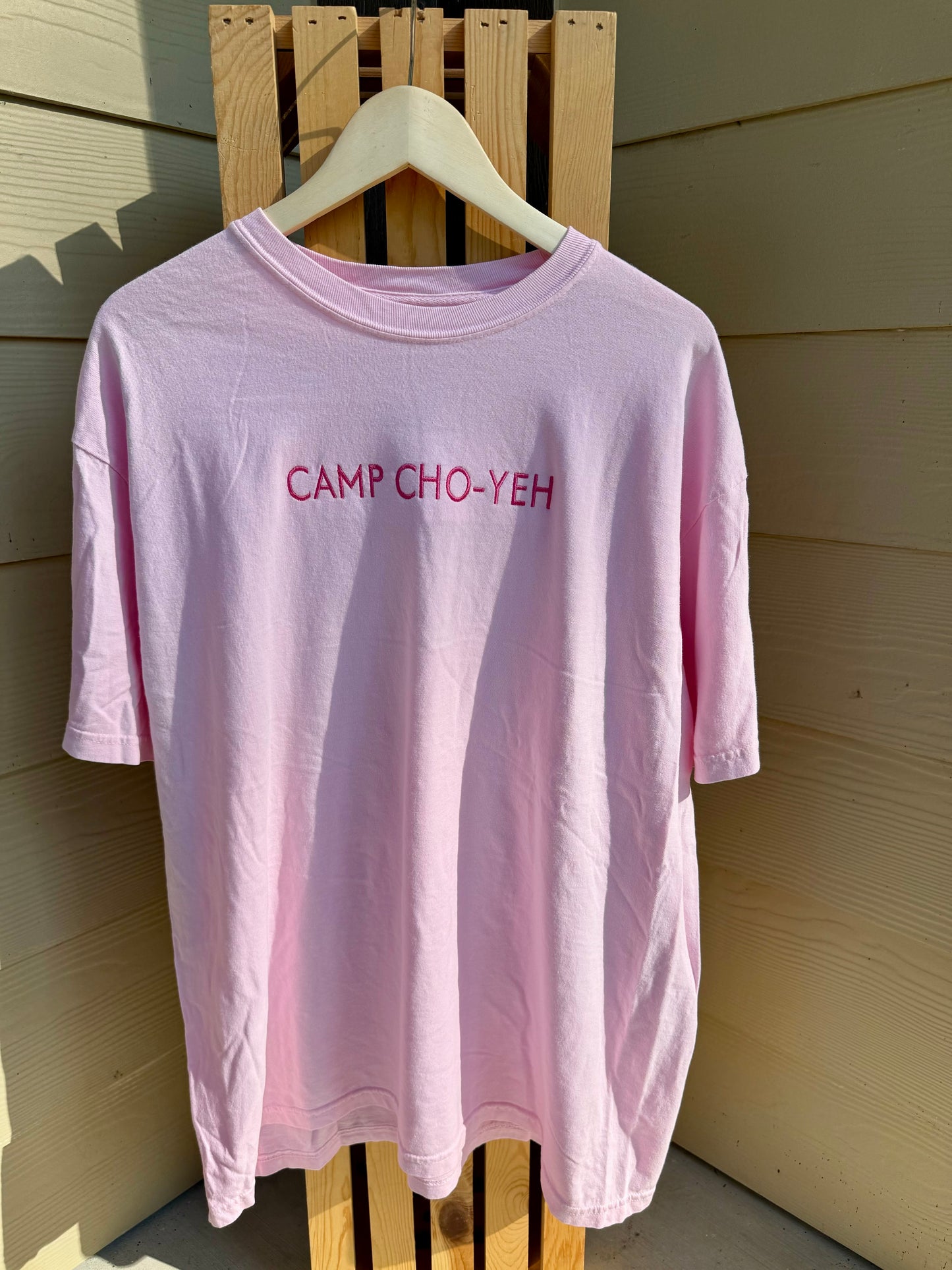 Pink embroidered Cho-tee